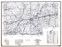 Rusk County, Wisconsin State Atlas 1956 Highway Maps